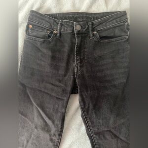 American Eagle Black/Straight Denim Jeans